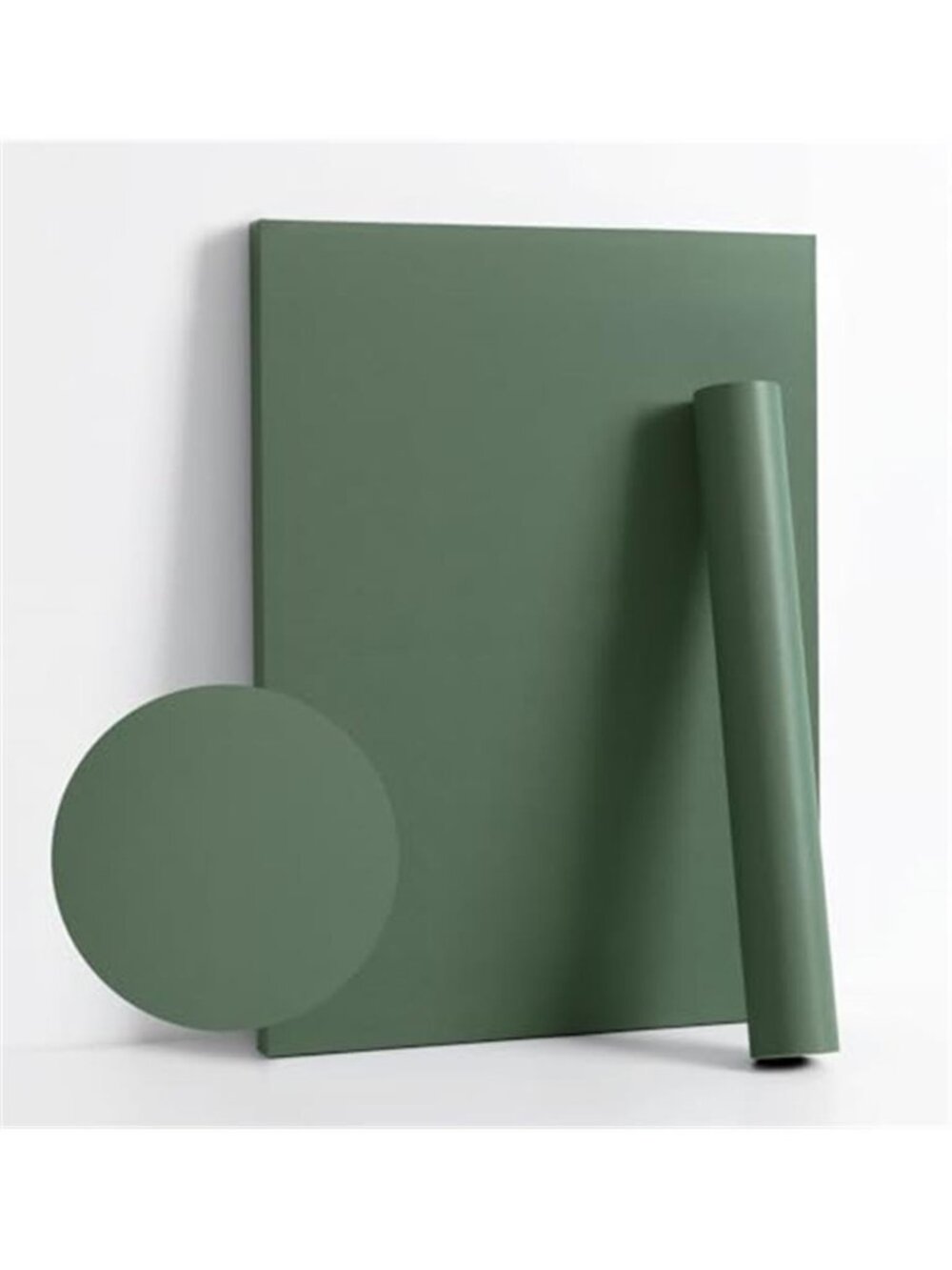 Dark Green Peel Stick Wallpaper Vinyl Contact Paper Cabinet Countertop Decor
